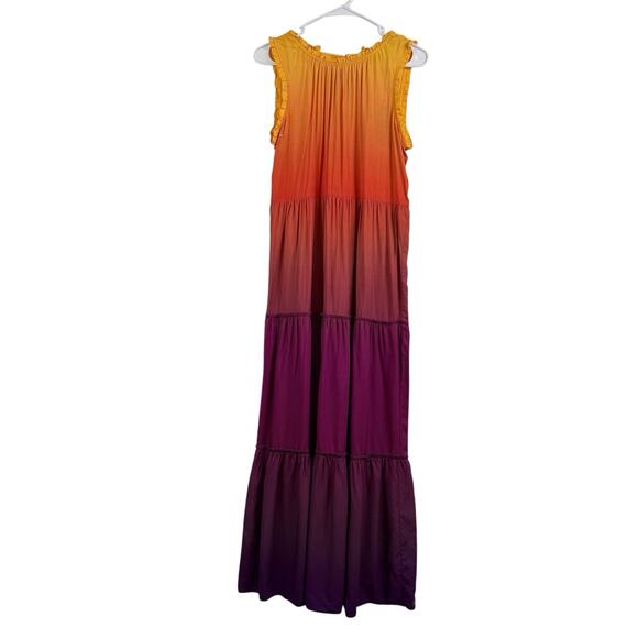 Matilda Jane New Enchanted Garden Waikiki Ombre Tiered Maxi Dress XS Bohemian - Picture 12 of 12